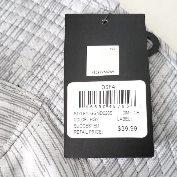 Chicago Bulls Boonie Hat Cap OSFM NWT Unisex Heathered Gray Ultra Game - Picture 4 of 5